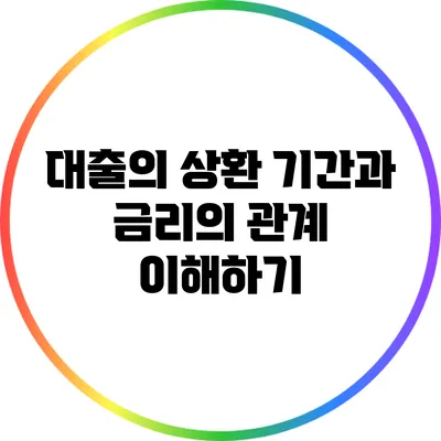 대출의 상환 기간과 금리의 관계 이해하기