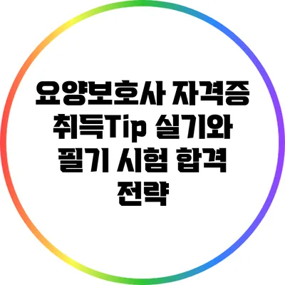 요양보호사 자격증 취득Tip: 실기와 필기 시험 합격 전략